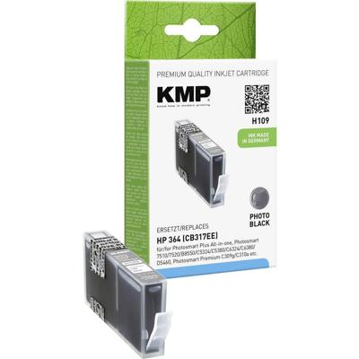 KMP Inktcartridge vervangt HP 364, CB317EE Compatibel Foto zwart H109 1713,8040