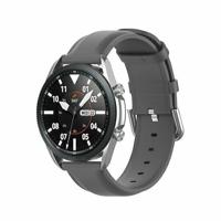 By Qubix - Classic leren bandje - Grijs - Compatible met Xiaomi Redmi Watch 5 Active/Redmi Watch 5 Lite - Compatible Xiaomi bandje - thumbnail