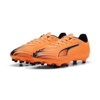 PUMA Ultra 6 Play Gras / Kunstgras Voetbalschoenen (MG) Oranje Zwart Zilver - thumbnail