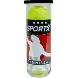 SportX Tennisballen in Koker 3 Stuks