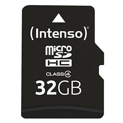 Intenso 32 GB Micro SDHC-Card microSDHC-kaart 32 GB Class 4 Incl. SD-adapter