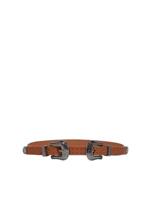 ONLY riem met dubbele gesp Vera cognac ONLY riem met dubbele gesp Vera cognac
