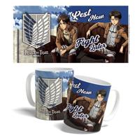Attack on Titan Mug Rest Now, Fight Later 325 ml - thumbnail