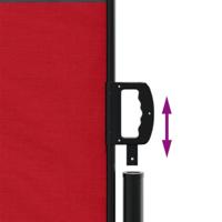 VidaXL Windscherm uittrekbaar 120x600 cm rood - thumbnail