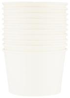 HEMA Papieren bakjes 550ml wit - 10 stuks - thumbnail