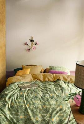 At Home At Home by Bedding House Dekbedovertrek Ancient Olijfgroen 240x200/220 cm