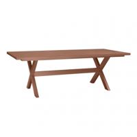 WOOOD Picknicktafel 'Delta' 220 x 105cm, kleur Terra - thumbnail