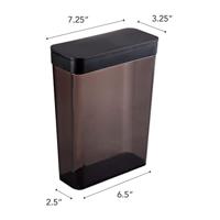 Tower Opbergcontainer - Zwart - thumbnail