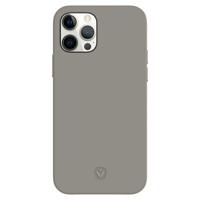 Valenta Leather Back Cover Snap Luxe Apple iPhone 12/12 Pro Grey - thumbnail