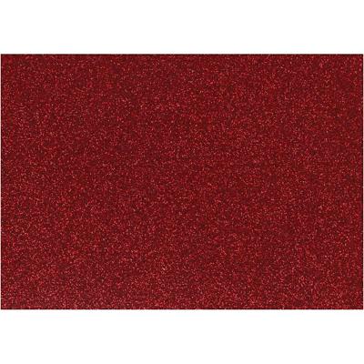 Creativ Company Opstrijkfolie glitter rood, a5
