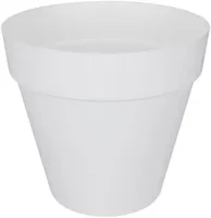 Elho pot+wiel loft urban rond D50cm wit - thumbnail