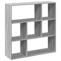 Boekenkast 102x29x143 cm bewerkt hout grijs sonoma eikenkleurig - thumbnail