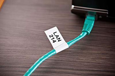 Labeltape flexibel Brother TZe-FX, TZ-FX TZe-FX631 PET Tapekleur: Geel Tekstkleur:Zwart 12 mm 8 m - thumbnail