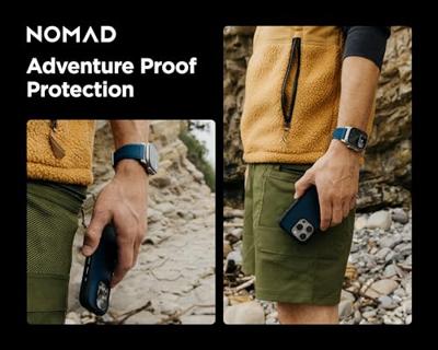 Nomad Rugged Protective case iPhone 15 Pro atlantic blue