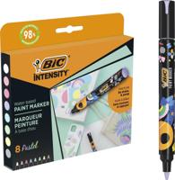 Paintmarker bic intensity pastel assorti 8 stuks - thumbnail