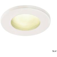 SLV InbouwspotDolix Out GU10 Round voor buiten wit - 1001165 - thumbnail