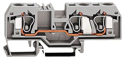 WAGO 284-682 Doorgangsklem 10 mm Spanveer Oranje 25 stuk(s)