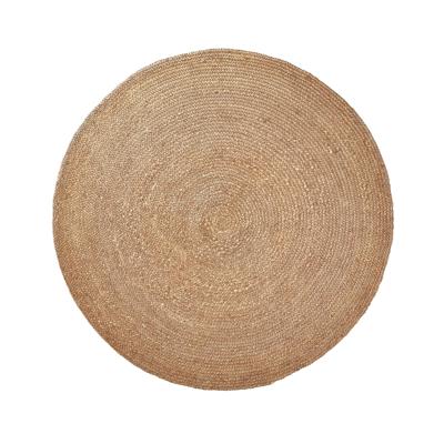 Kave Home Vloerkleed 'Doc' 150 x 150cm, kleur Naturel