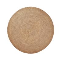 Kave Home Vloerkleed 'Doc' 150 x 150cm, kleur Naturel - thumbnail