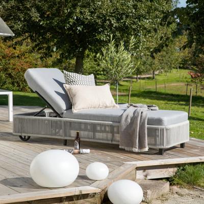 Nohr Ligbed 'Sauel' kleur Grijs/Zwart Nohr Ligbed 'Sauel' kleur Grijs/Zwart