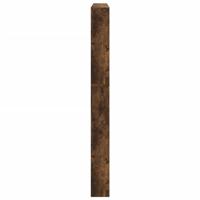 Schoenenkast met spiegel 5-laags 63x17x169,5 cm gerookt eiken - thumbnail