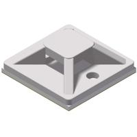 Procab ACM130-W houder voor kabelbinders wit 30x30mm (100 stuks) - thumbnail