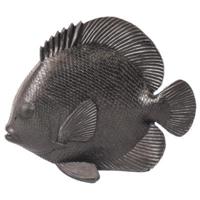 Housevitamin beeld flat fish vis zwart 19 cm | 6 stuks - thumbnail