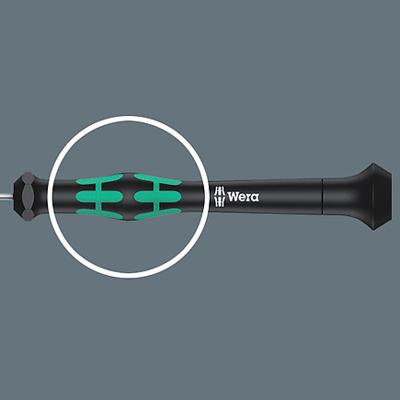 Wera 2054 Kraftform Micro Zeskant-Schroevendraaier, Hex-Plus, 0.05 x 40 mm - 1 stuk(s) - 05118074001 Wera 2054 Kraftform Micro Zeskant-Schroevendraaier, Hex-Plus, 0.05 x 40 mm - 1 stuk(s) - 05118074001