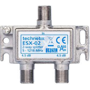 Enzo Technetics ESX-02 - tweeweg verdeler F-connector - 2074030