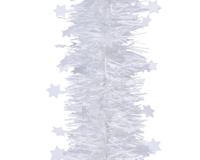 Sterguirlande glans winterwit - thumbnail