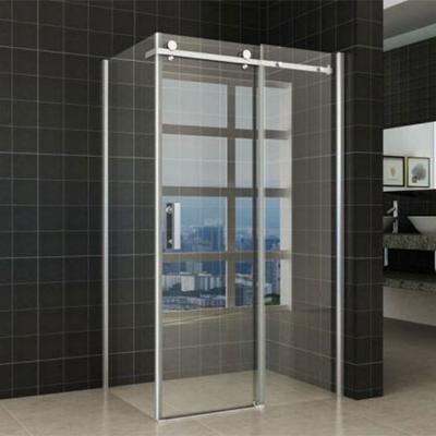 Pared cabine met 1 schuifdeur 1200 x 800 x 2000 x 8 mm nano helder glas/chroom
