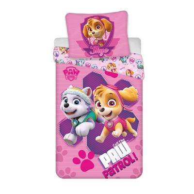 Paw Patrol dekbedovertrek Skye en Everest roze 140 x 200 cm - 65 x 65 cm