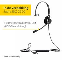 BIZ 2300 QD Mono - Koptelefoon - op oor - omkeerbaar - met bekabeling - USB-C - thumbnail