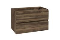 Onderkast BWS Lyanna 80x46 cm 2 Laden 1 Uitsparing Donker Eiken - thumbnail