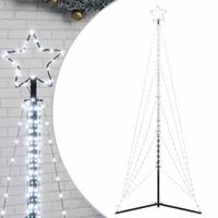 VidaXL Led-kerstboom 525 leds koud wit 302 cm - thumbnail