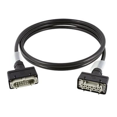 Contrik CKPE50-AHAH-M100 Multicore kabel Harting E16 Zwart Contrik CKPE50-AHAH-M100 Multicore kabel Harting E16 Zwart