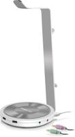 Speedlink Estrado Multifunctional Headset Stand with USB HUB (White) - thumbnail