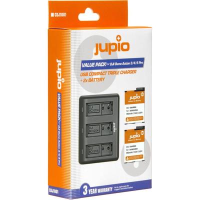 Jupio DJI Action 3/4/5 Pro Value Pack