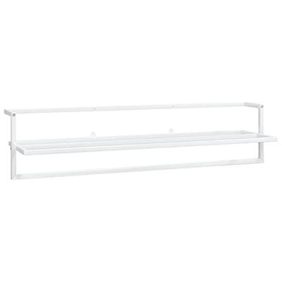 VidaXL Handdoekenrek 95x25x22 cm ijzer wit VidaXL Handdoekenrek 95x25x22 cm ijzer wit