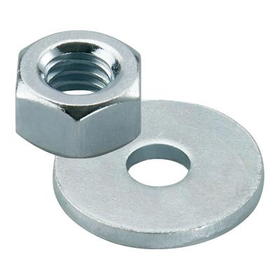 Zeskantmoeren Staal Galvanisch verzinkt 50 paar Fischer 510509