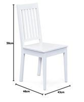 Inter Link 2 stoelen Westerland (Wit) - thumbnail