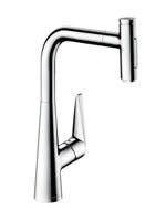 Hansgrohe Talis Select M51 M5117-H300 ééngreeps keukenmengkraan met uittrekbare vuistdouche, chroom - thumbnail