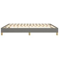 Boxspringframe stof donkergrijs 160x200 cm - thumbnail