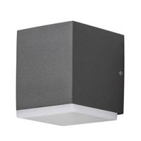 Konstsmide Monza 7990-370 LED-buitenlamp (wand) Energielabel: F (A - G) LED LED vast ingebouwd 6 W Antraciet - thumbnail