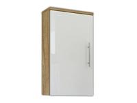 Badkamerkast Milan Eiken Wit S - thumbnail