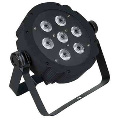 Showtec Compact Par 7 Tri platte RGB LED-par zwart - thumbnail