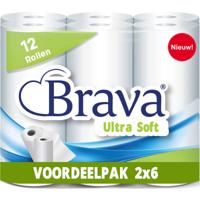 Brava Ultra Absorberende Keukenrol Voordeelverpakking - 12 Rollen - thumbnail