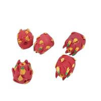 5 stuks 1:12 fruit simulatie Dragon Fruit keuken accessoire mini huis speelgoed (rood) - thumbnail