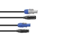 Sommer Cable SOMMER CABLE Combi XLR kabel DMX PowerCon/XLR 2.5m - thumbnail