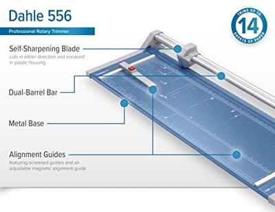 Dahle Dahle 556 Rolsnijmachine A1 Aantal paginas A4 80 g/m² (max): 10 vel